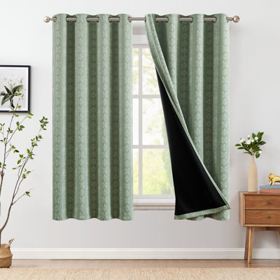 Blackout Boho Curtains Bedroom Curtain Pair