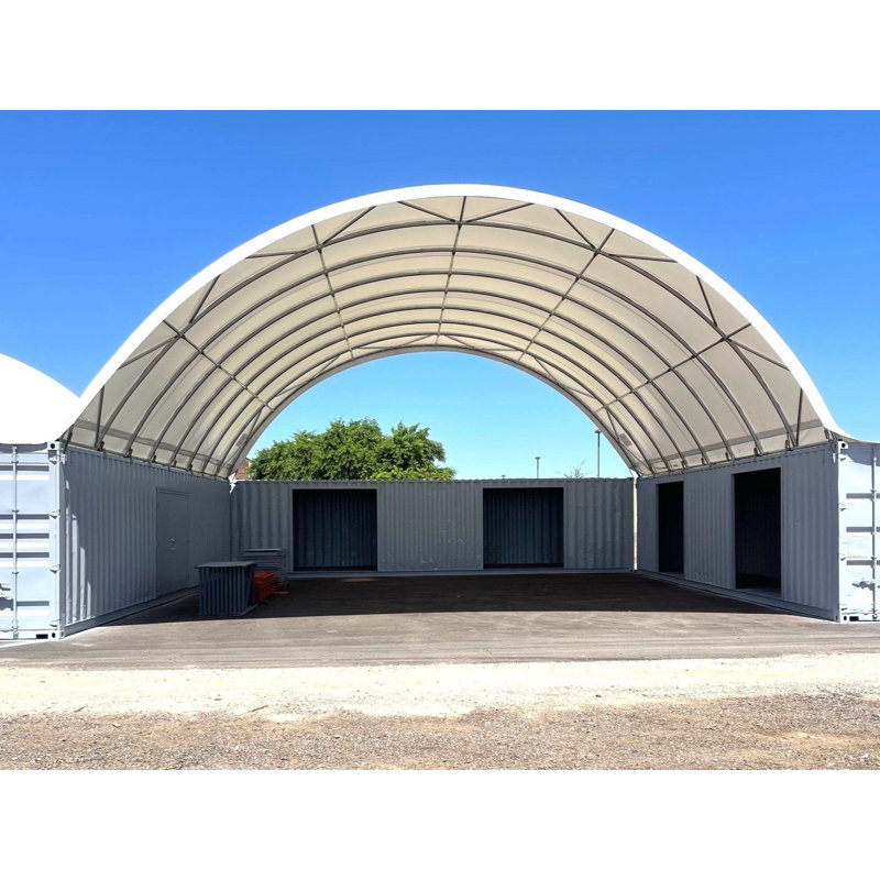 40 Ft. W X 40 Ft. D Shipping Container Canopy Shelter 