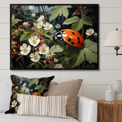 " Ladybug Playful Spots Pastoral III "