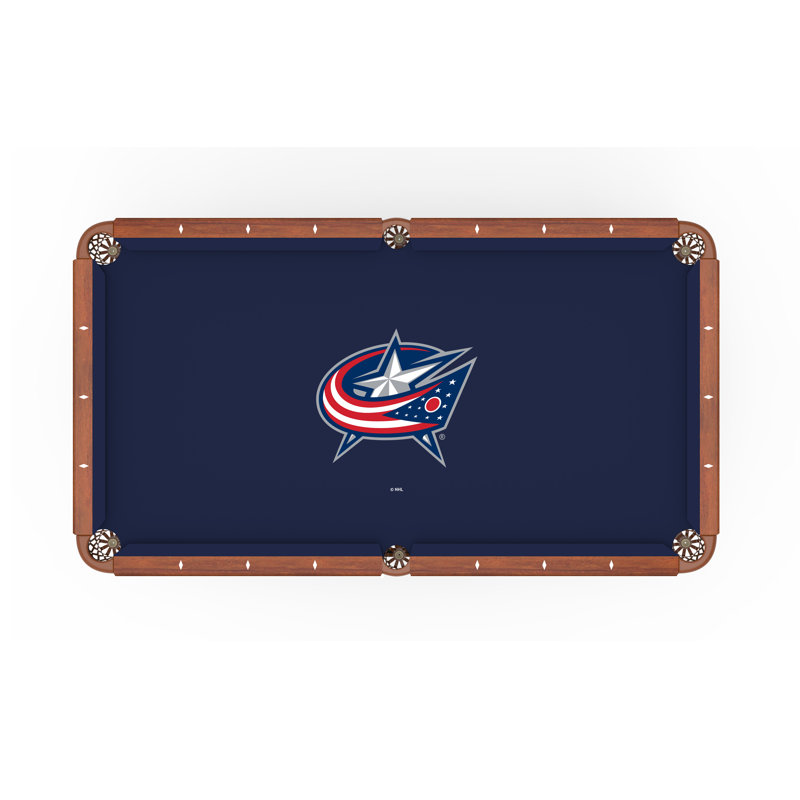 Chiffon pour table de billard NHL, 96 po, Columbus Blue Jackets