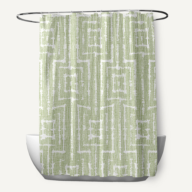 Springdale Floral Shower Curtain, Green
