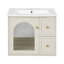 Ensemble de meuble-lavabo mural 24 po pour petits espaces-458982473