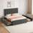 Bed Frame with Adjustable Headboard-2115354397-2115354399