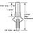 7/16 in. Adjustable Bi-Fold Door Bottom Pivot, for Bi-Fold Doors