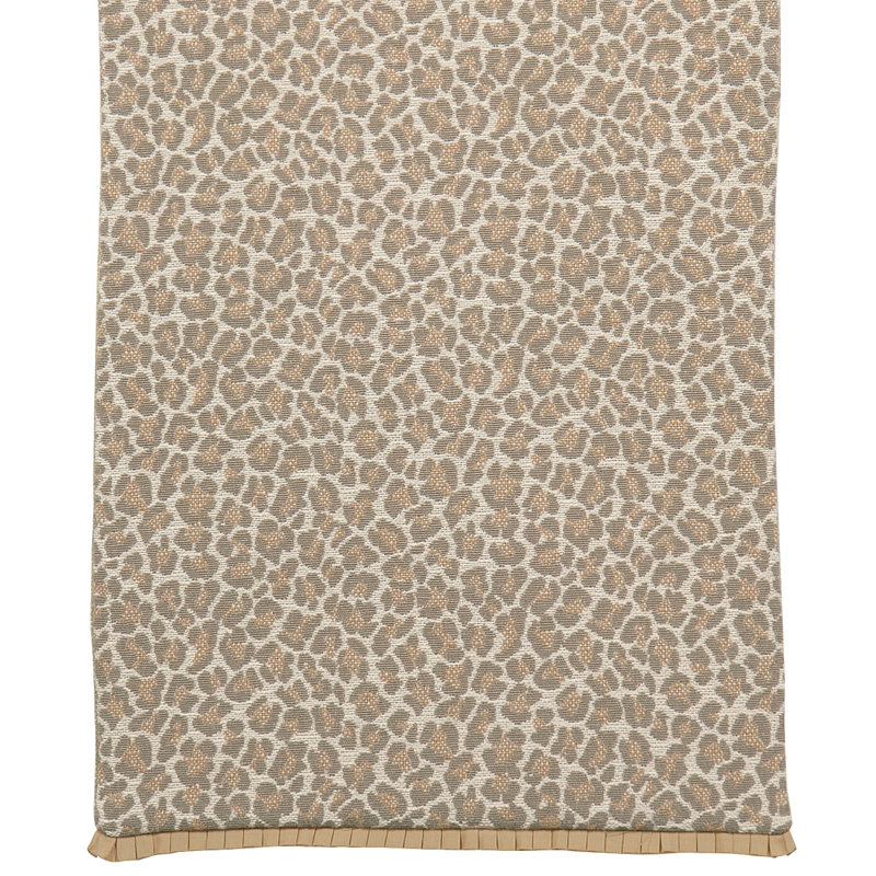 Rayland Handmade Animal Print Table Runnner, 108" L x 16" W 