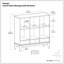 Harper 43"H Solid Wood Mid-Century Modern 6-Cube Bookcase with Drawers, Tapered Legs and Open Cubbies
