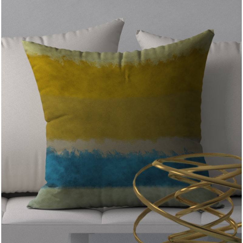 Housse de coussin décorative carrée spotless Paradise, 18 po x 18 po