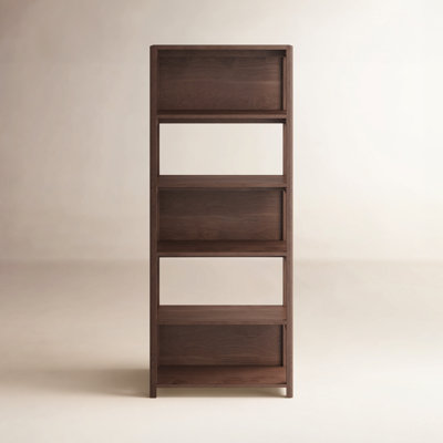 Versa 77'' H x 31.5'' W Solid Wood Standard Bookcase