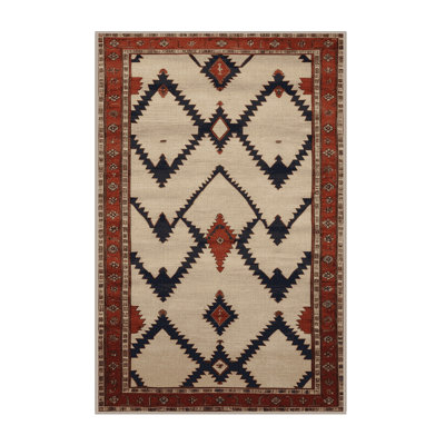Machine Washable Persian Brown Area Rug