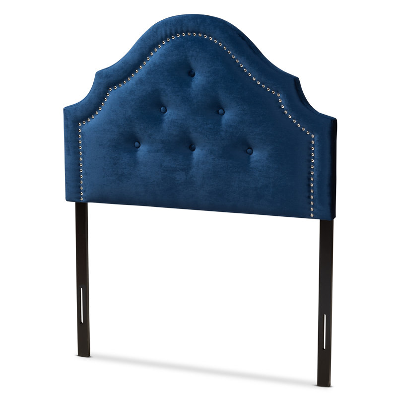 Miccah Upholstered Headboard, Royal Blue, Twin
