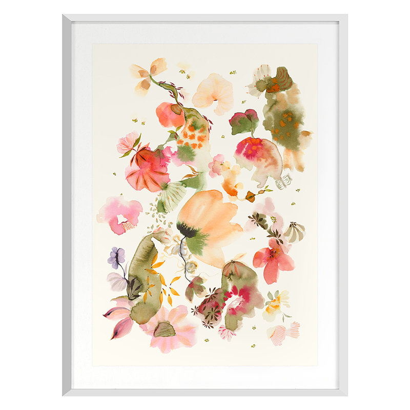 Untitled 1 Print by Suyao Tian, 24" H x 18" W x 1.75" D, White