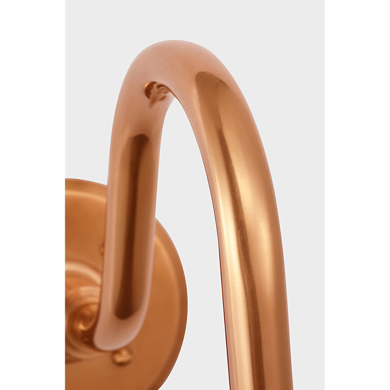Thomas O'Brien 1 - Light Outdoor Barn Light, Soft Copper, 14.75" H x 7.5" W x 14.25" D, Soft Copper