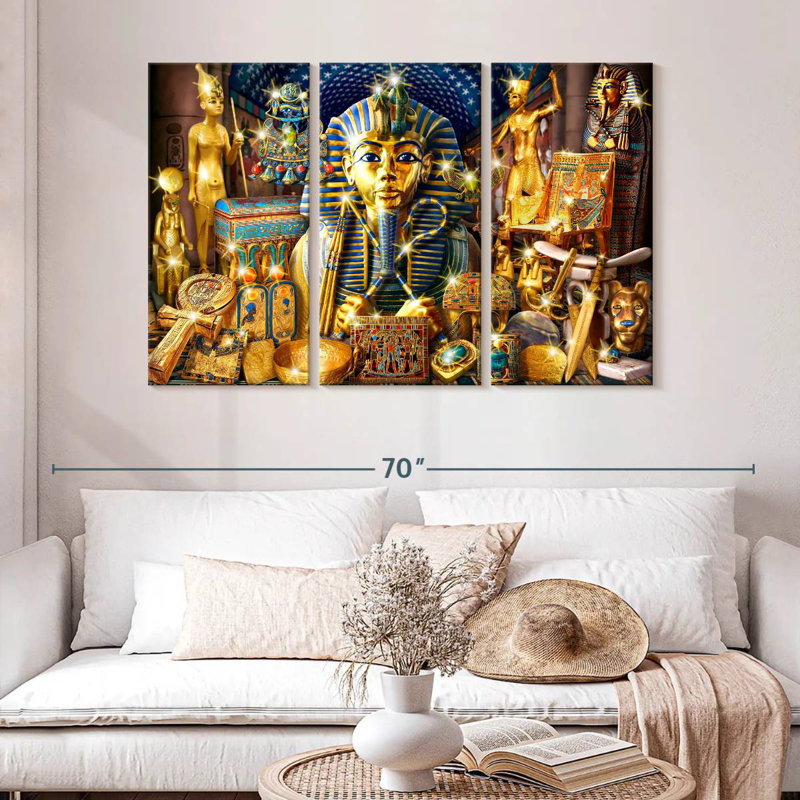 Keiri, trésors d'Égypte, H 32 po x l 50 po