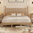 Retro Style Platform Bed-473385976-473385981