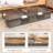 Storage Bin Under Bed Storage Containers Stackable Underbed Storage with Wheels-1658975762