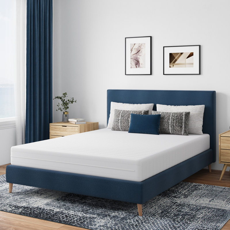 Anely 14 cm foam mattress with 7-zone support layer made of natural sponge, European Kingsize (160 x 200 cm)