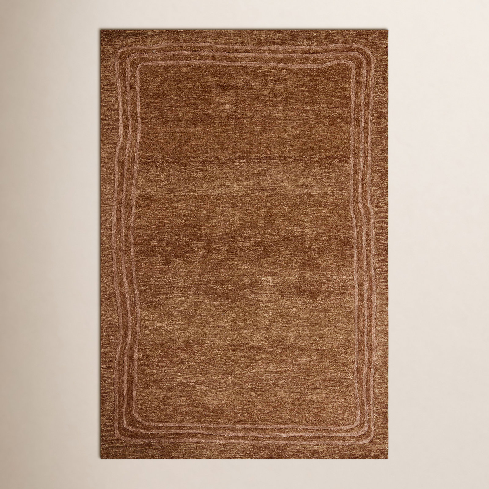 Leanne Ford x Loloi Craven Spice / Rose Area Rug, Square 1'6"
