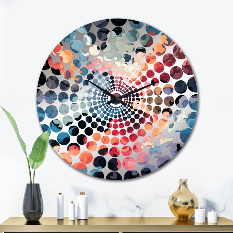Horloge murale abstraite Celestial Disguise, Très grand