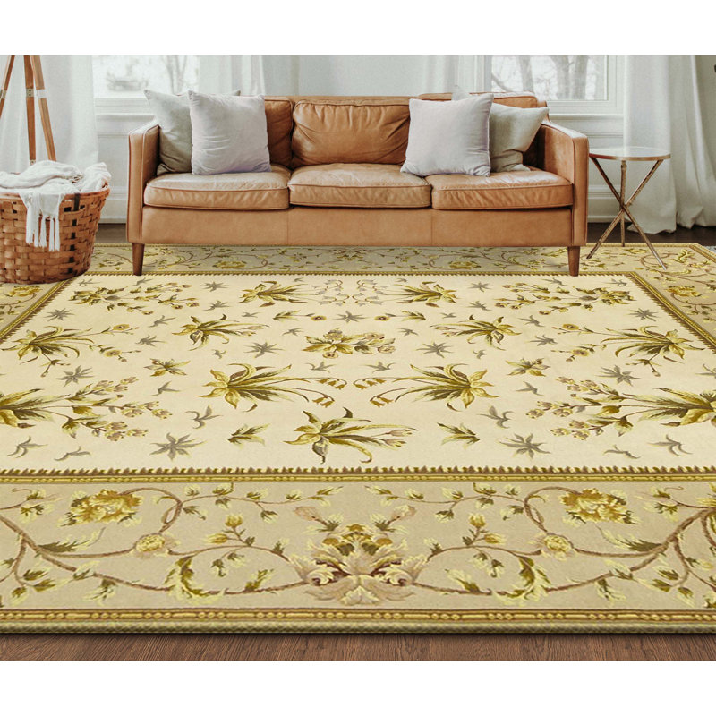 Tapis rectangulaire noué à la main