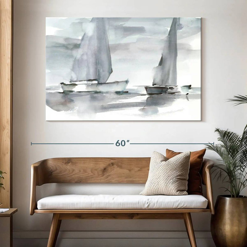 Mehar Misty Sails I, 34" H x 51" W