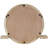 Zachiary Solid Wood Frame Circle Mirror