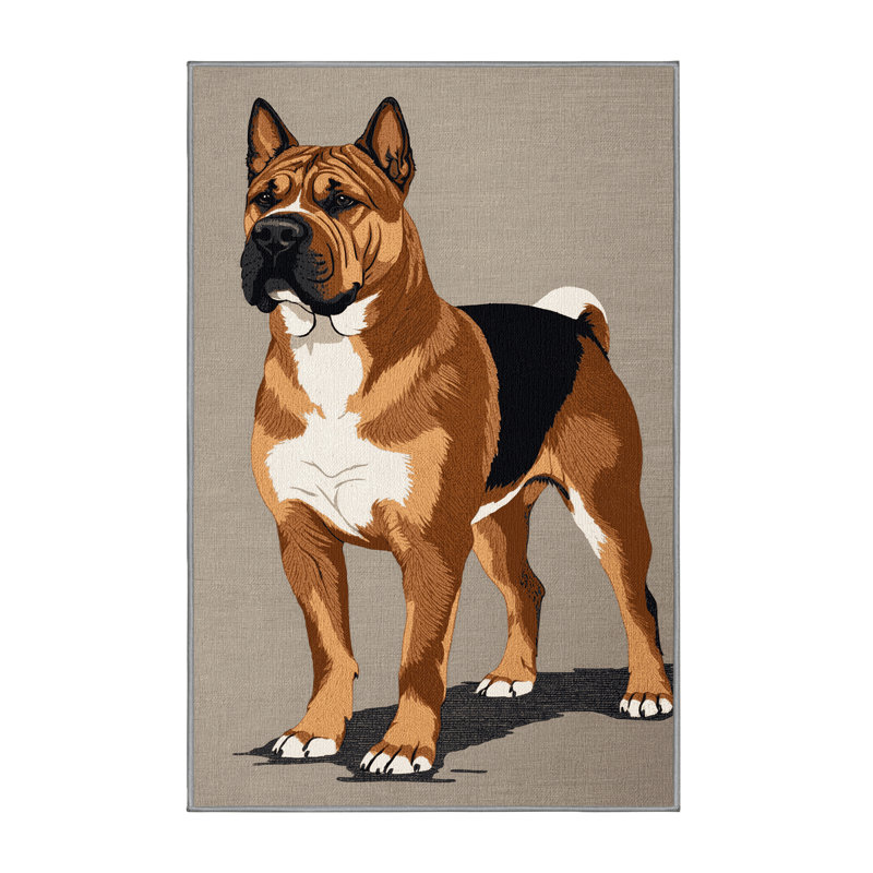  Tapis lavable pour chien Tosa, Rectangulaire 8 pi x 10 pi