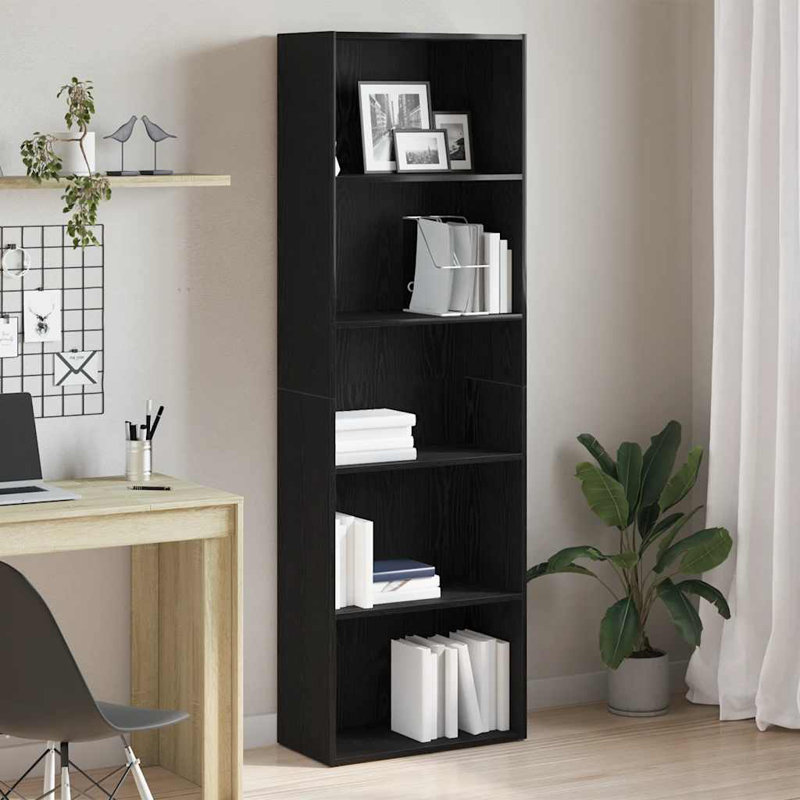 Jacinda Standard Bookcase, Brown Oak, 40 cm, 143 cm