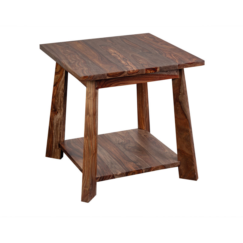 Ringgold Solid Wood End Table, Harvest