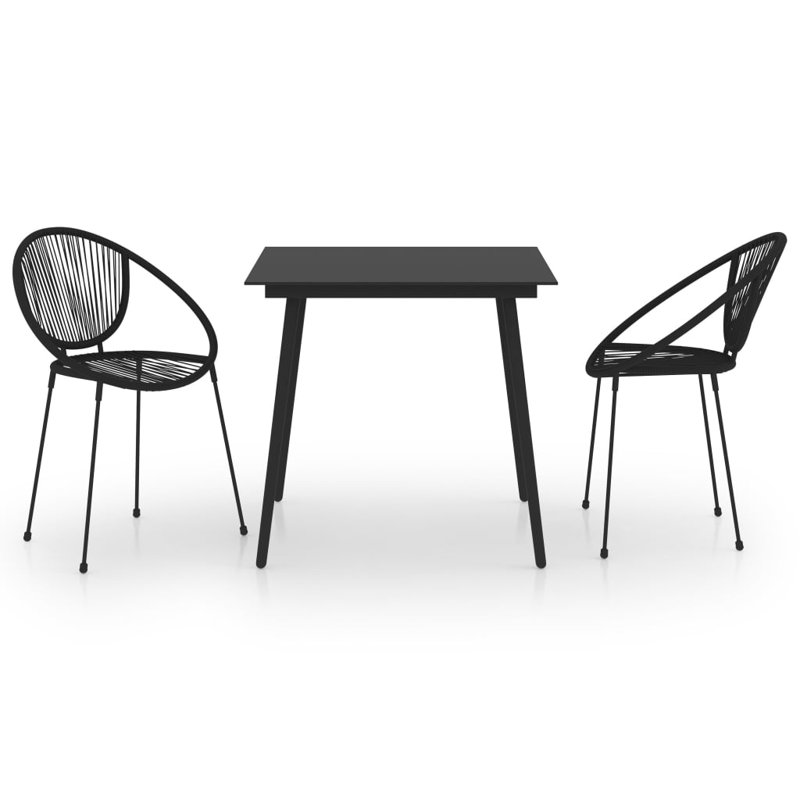 Ashima 2 - Person Patio Dining Set with Square Table