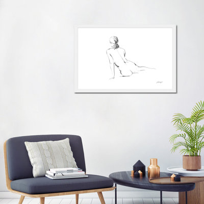 «Silhouette Contour I» par Ethan Harper - reproduction de photo encadrée sur toile