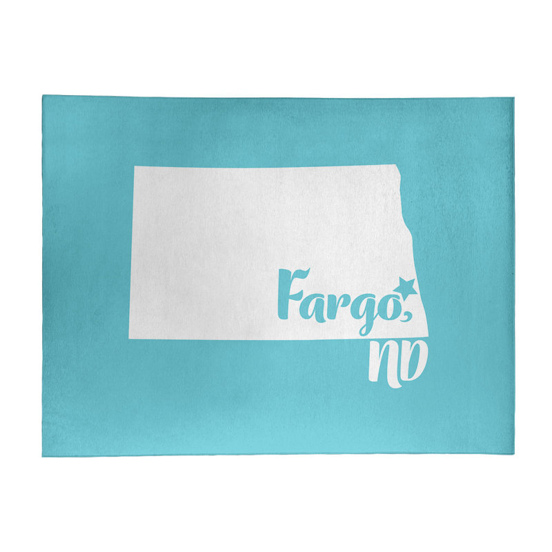 Tapis de poly-chenille fargo north dakota, Rectangle 9 pi x 12 pi
