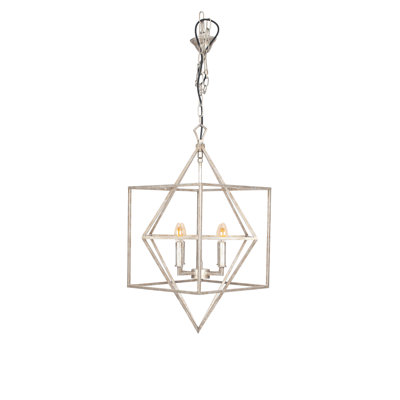 Riey 4 - Light Geometric Chandelier