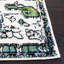 Tapis oriental vert / gris-1029057346