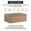 30'' Inch Wall Mount Floating Bathroom Vanity Cabinet Base Only - Top & Sinks Not Included