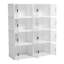 8 Pair Stackable Shoe Storage Cabinet