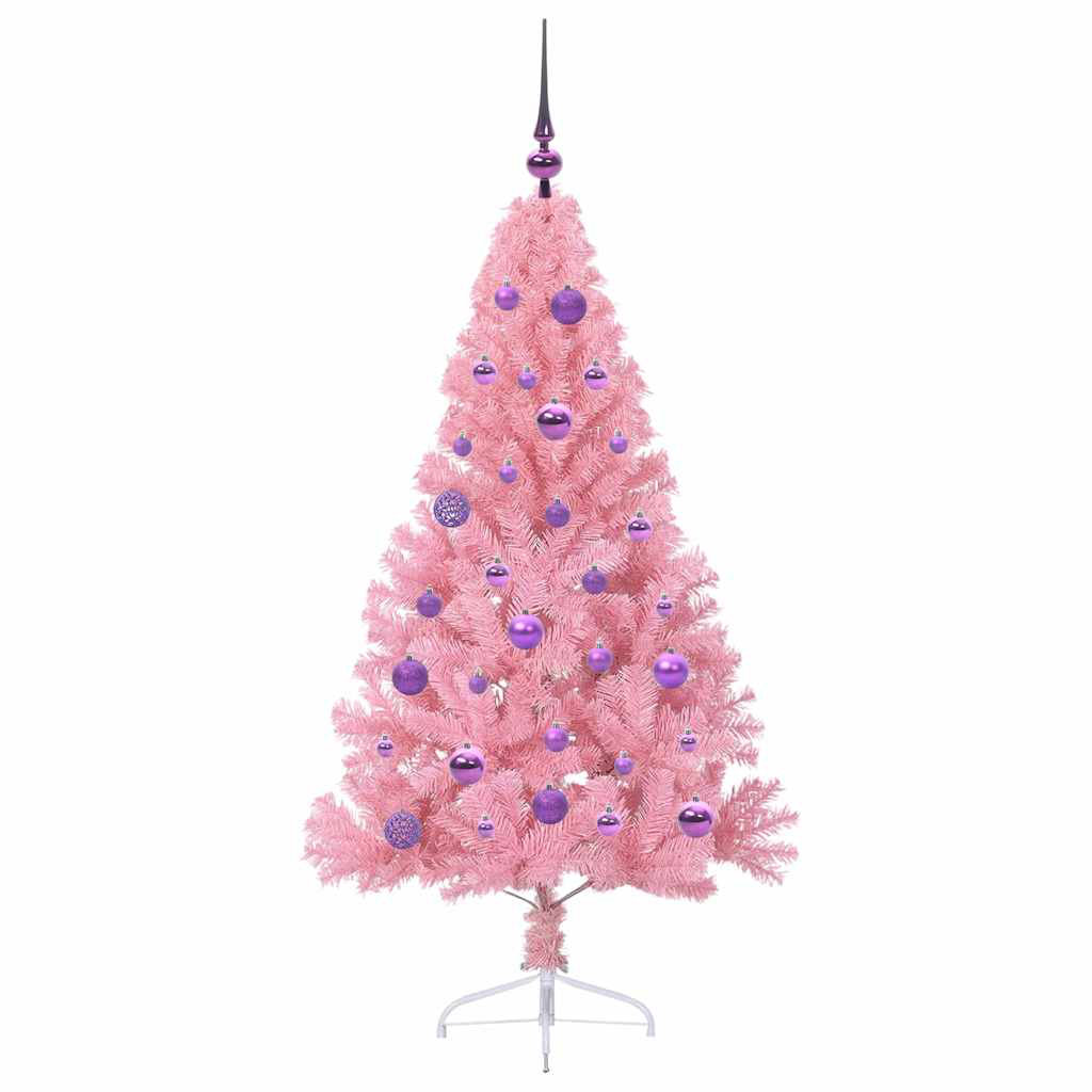 Artificial Pre-lit Christmas Tree with 150 LEDs PVC