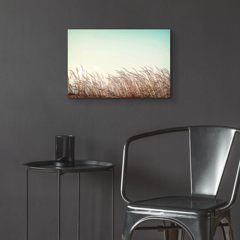 «Retro Grass» par Photoinc Studio, art en verre acrylique Wal, H 16 po x l 24 po x P 0,2 po