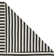 Canyon Wool Striped Area Rug in Black/Beige