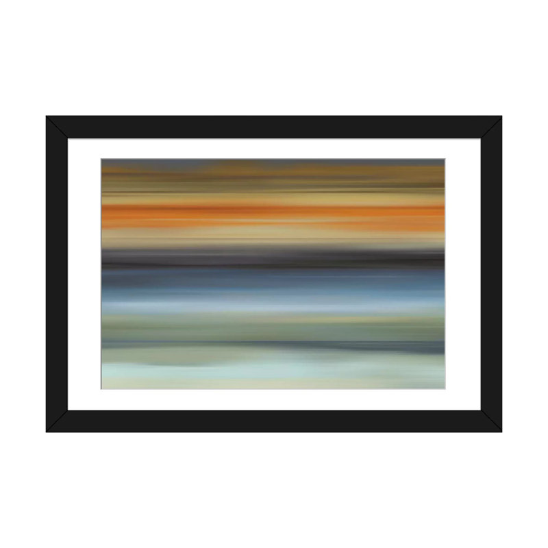« euphoric i », impression sur toile, Papier d'art encadré noir, Blanc, H 24 po x l 32 po x P 1 po