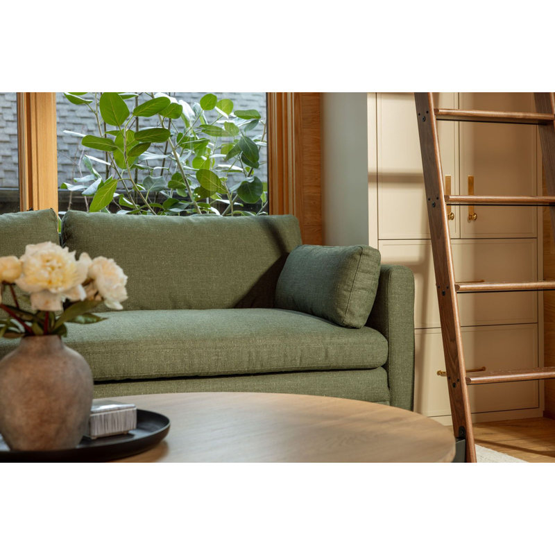 Oscar 96 inch Sofa, Moss