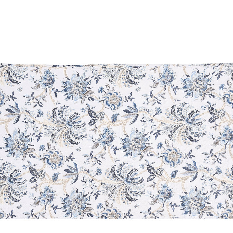 Braganza Blue Bell Throw