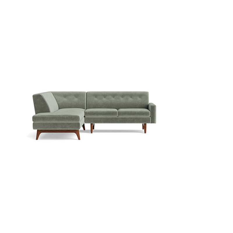 Sectional, Performance Weave - Aubergine, Right Hand Facing