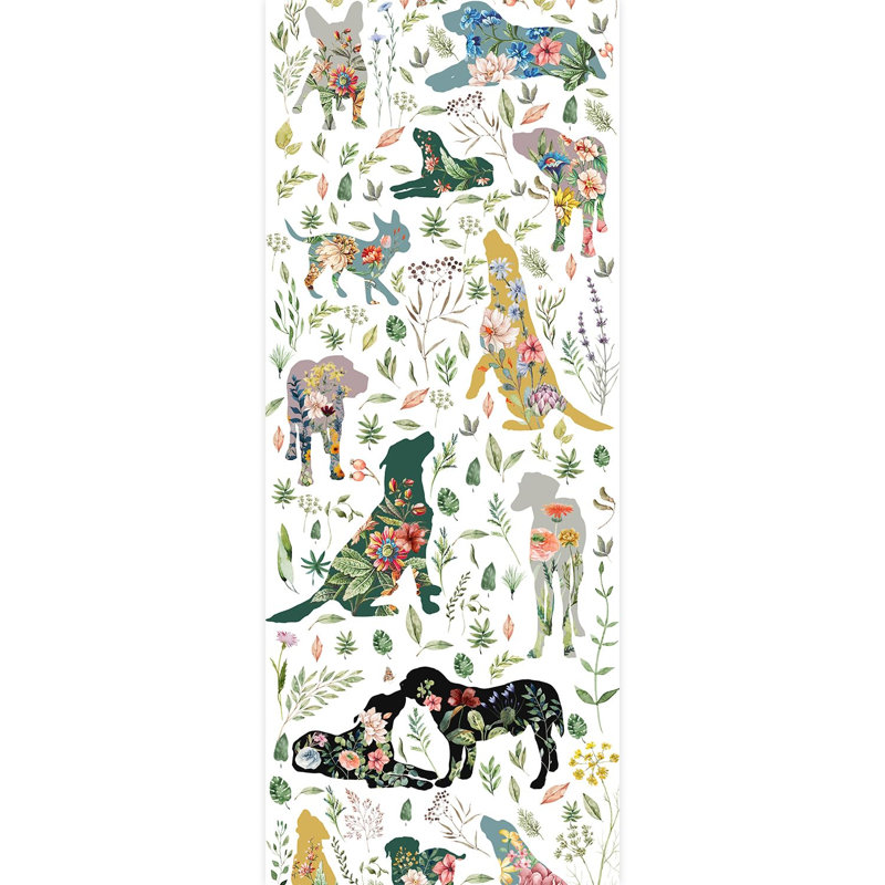 Silhouette d'animal fantaisiste ludique, L 120 po x l 48 po