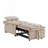 4 In 1 Multi-Function Single Sofa Bed With Storage Pockets, Tufted Single Pull-Out Sofa Bed With Adjustable Backrest-2014371824