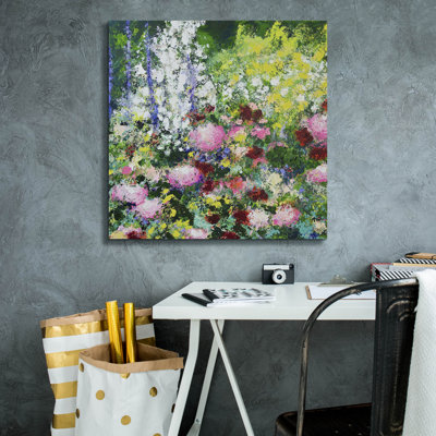  «Summertime» par Allan Friedlander, art mural sur toile, 26 po x 26 po