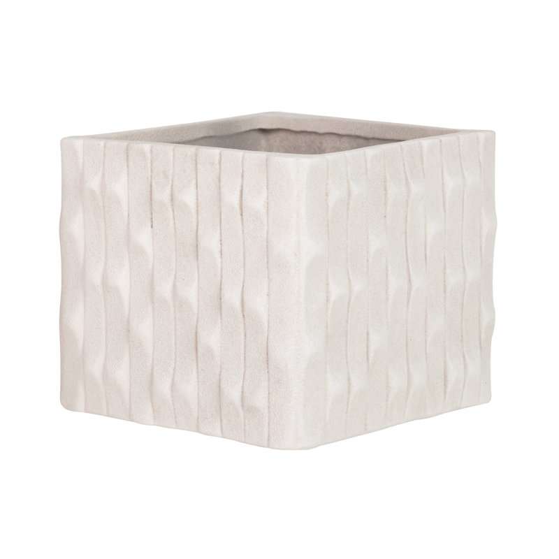Ceramic Pot Planter, Beige