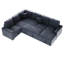 Canapé modulaire convertible 4 pièces Wilfrid-1930880044