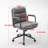 Ergonomic Office Chair 2-Layers Cushioned Faux Cat Paw Leather Armrest Adjustable Height 360° Swivel Home Office Desk Chair-656636892
