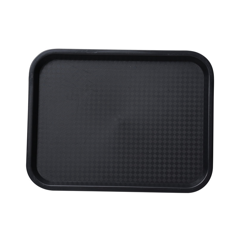 Yanco Plastic Tray, Black