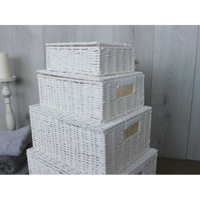Wicker Laundry Set